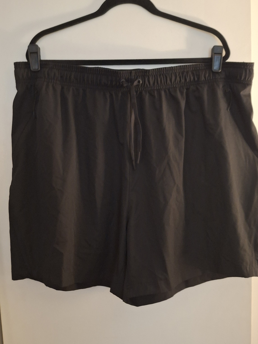 Reebok Men's Black Athletic Drawstring Shorts